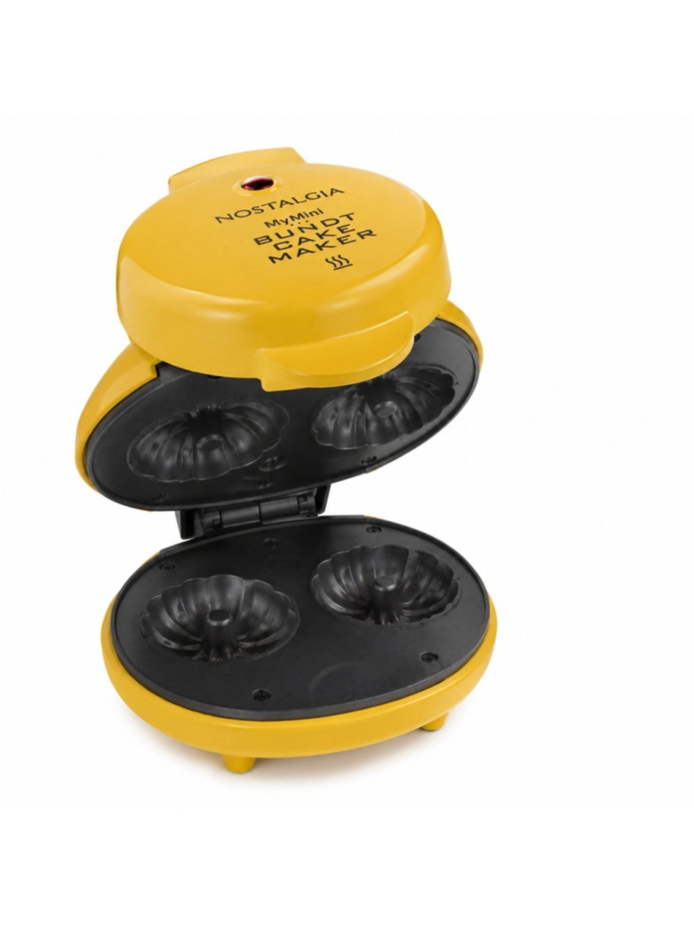 Nostalgia MyMini Lava & Bundt Cake Maker Gold Yellow NEW SEALED MBNDCKWM5GLD